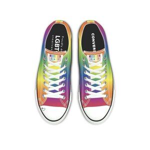 Converse Chuck Taylor All Star Low Top Unisex Women Sz 8, Men Sz 6 Pride!